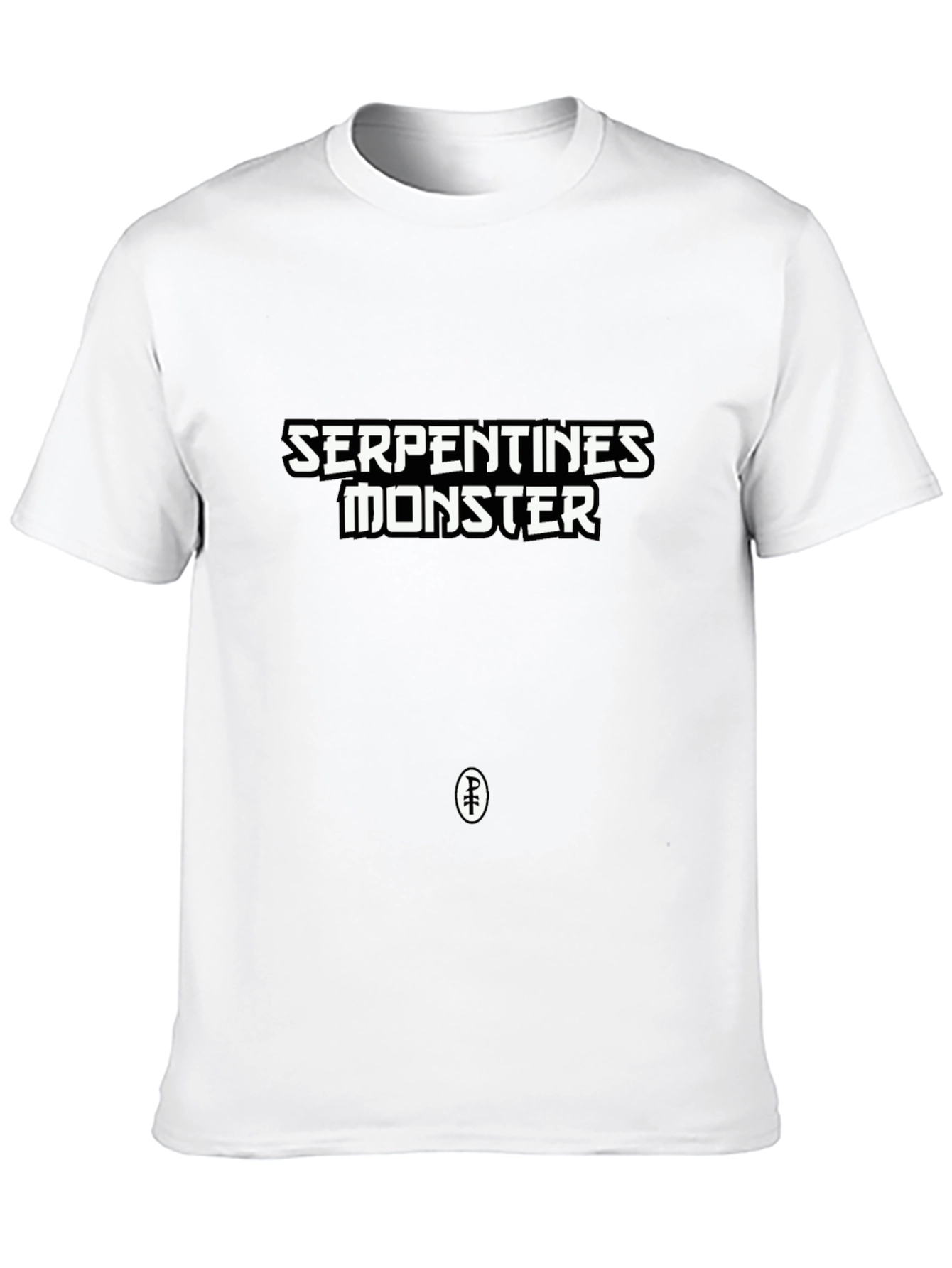 Serpentine Monster Black Graphic T-Shirt
