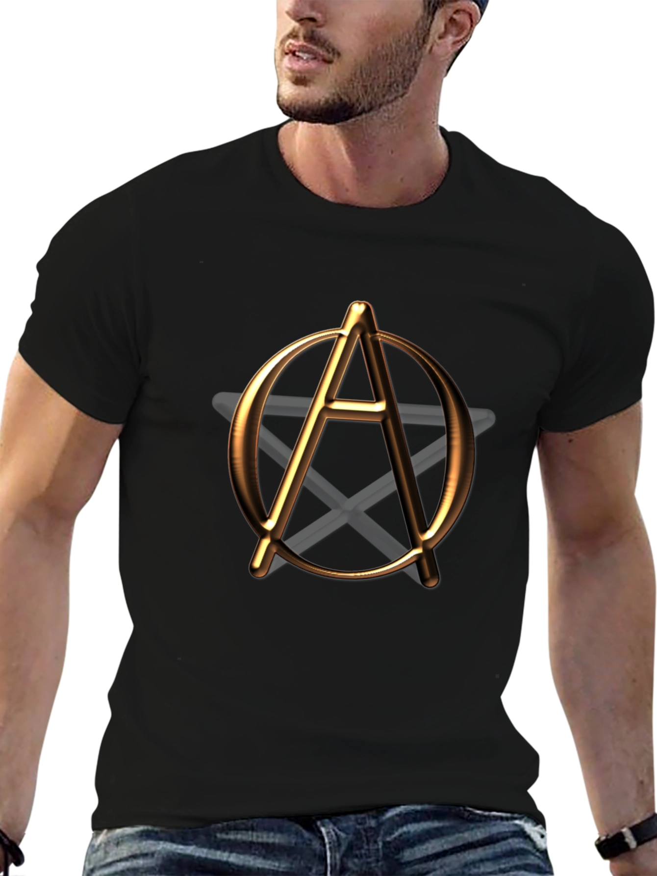 Avengers Logo Graphic T-Shirt - Black