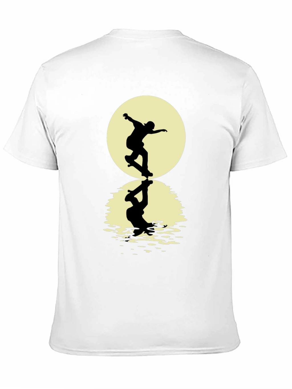 Skateboarding Silhouette T-Shirt - Black Graphic Tee