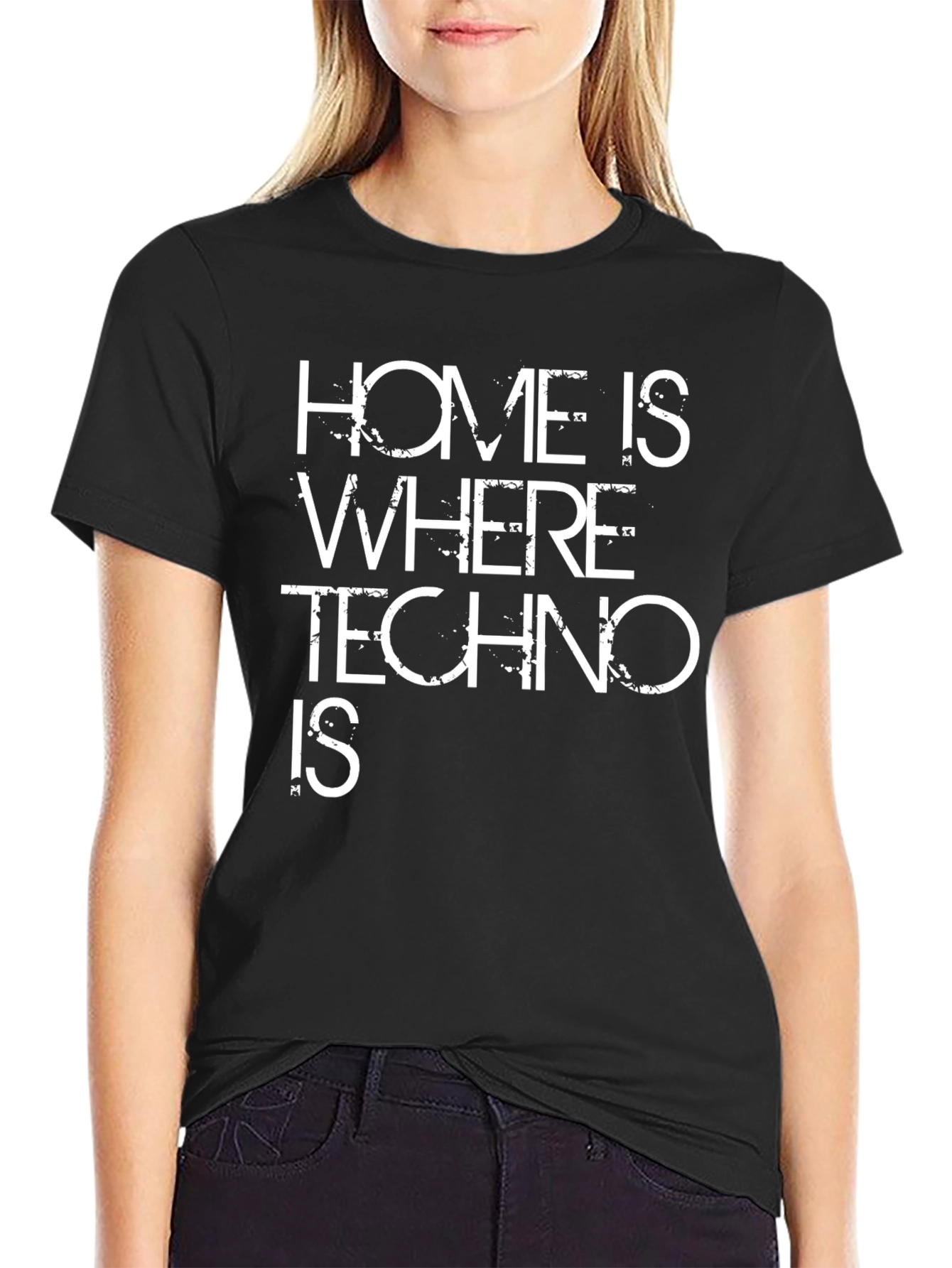 Home Is Where Techno Is Graphic Tee