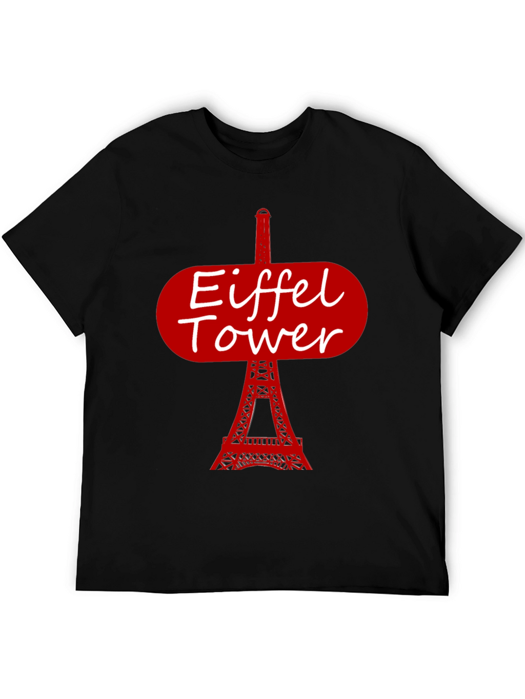 Eiffel Tower Graphic T-Shirt - Paris Souvenir Tee
