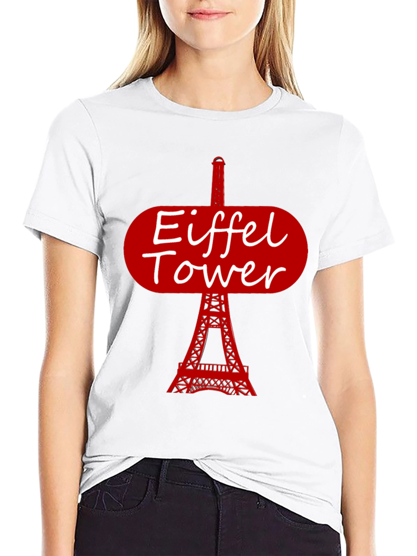 Eiffel Tower Graphic T-Shirt - Paris Souvenir Tee