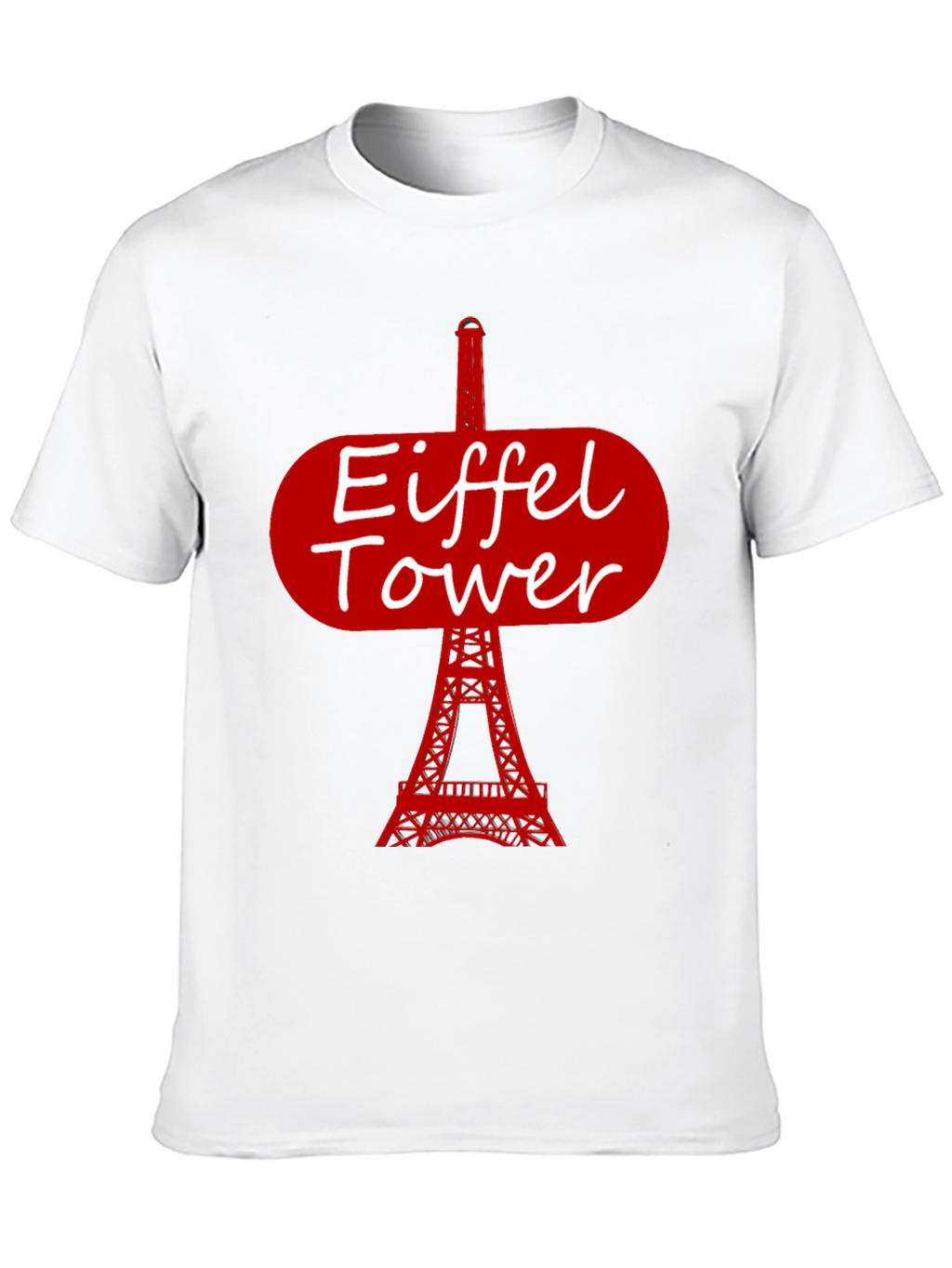 Eiffel Tower Graphic T-Shirt - Paris Souvenir Tee