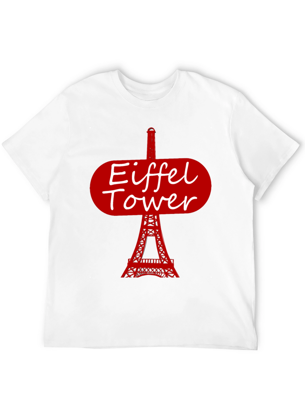 Eiffel Tower Graphic T-Shirt - Paris Souvenir Tee