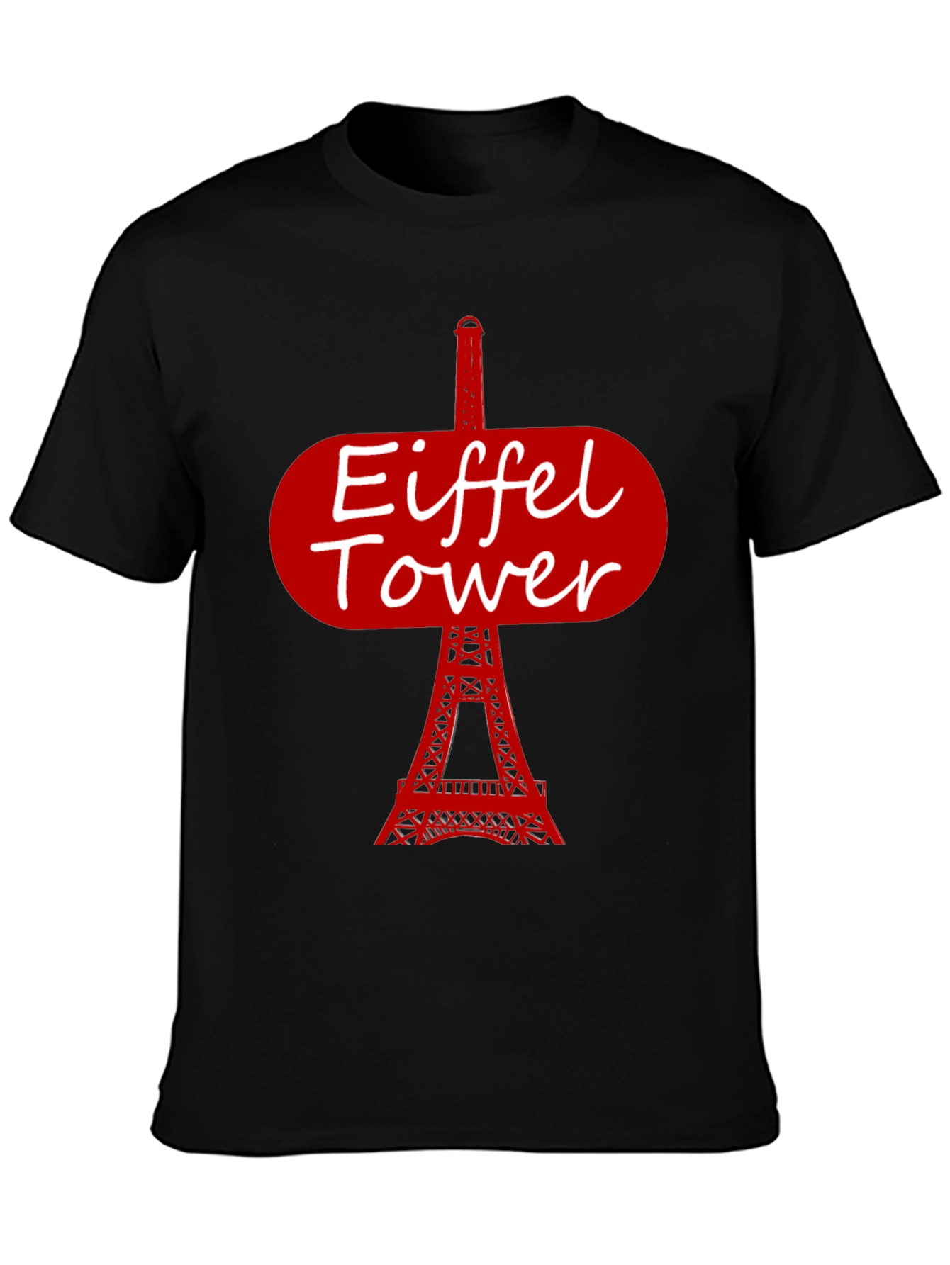 Eiffel Tower Graphic T-Shirt - Paris Souvenir Tee