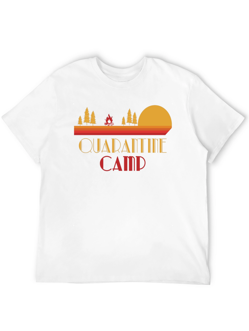 Quarantine Camp Graphic Tee - Retro Style