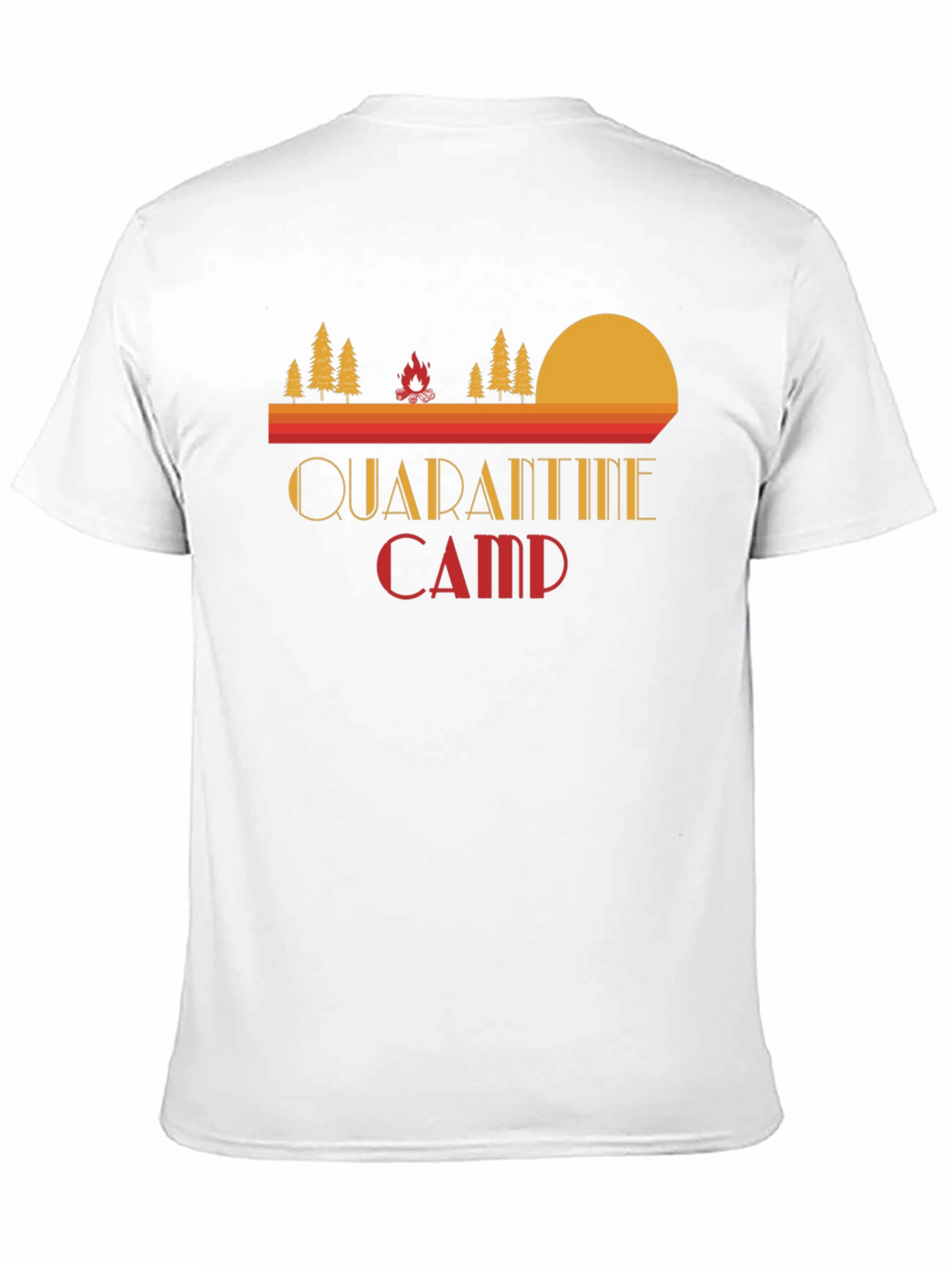 Quarantine Camp Graphic Tee - Retro Style