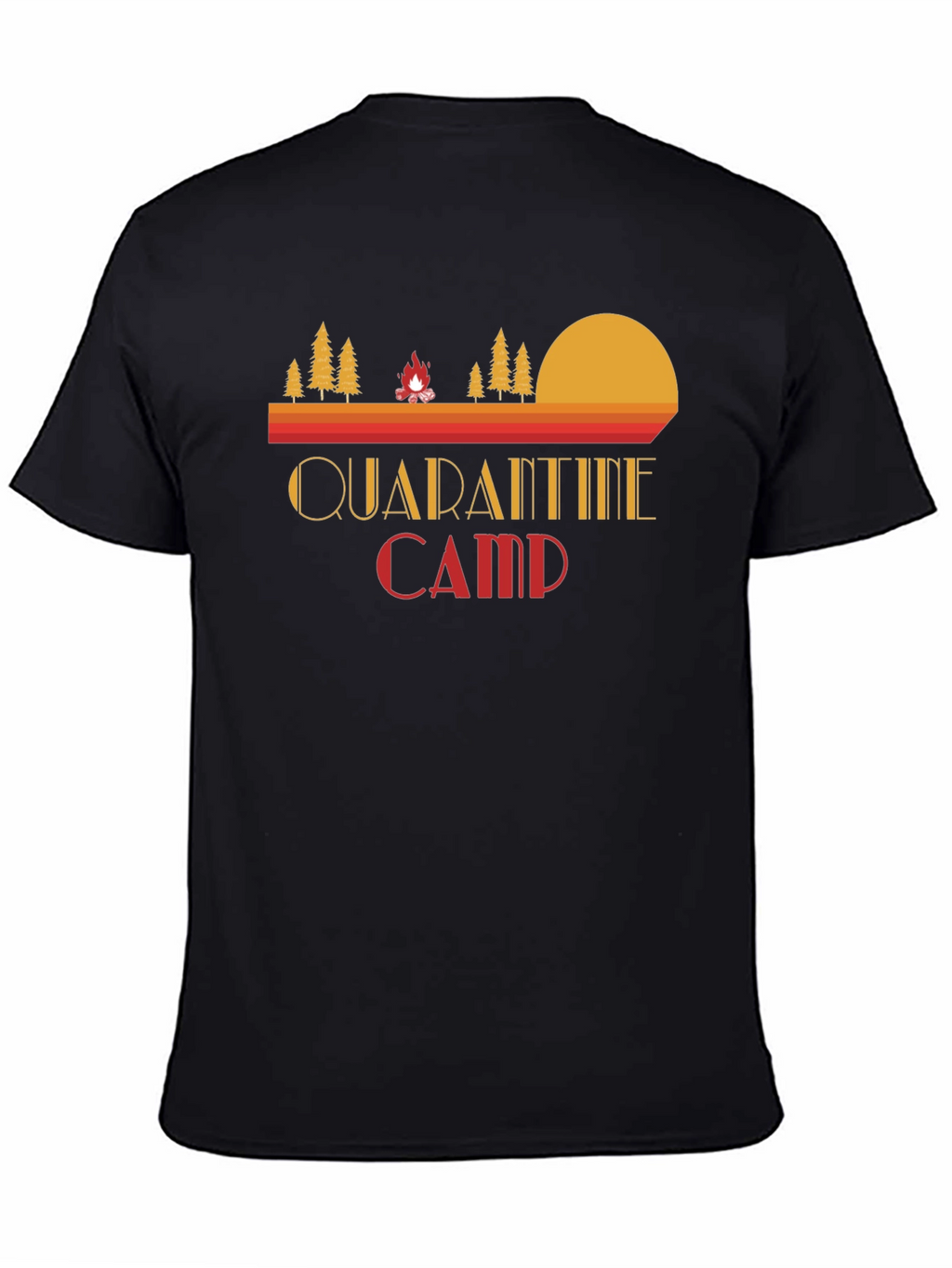 Quarantine Camp Graphic Tee - Retro Style