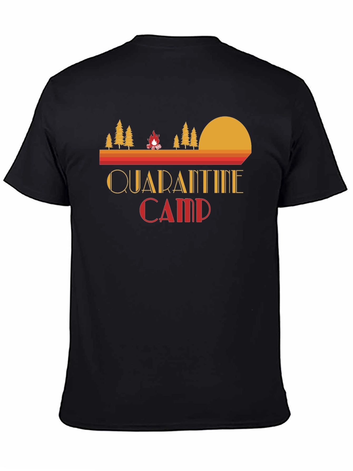 Quarantine Camp Graphic Tee - Retro Style