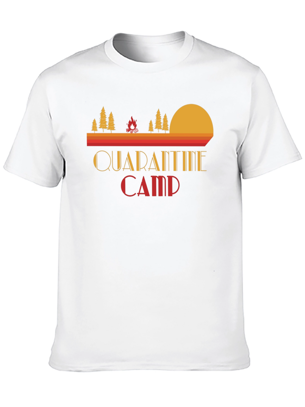 Quarantine Camp Graphic Tee - Retro Style
