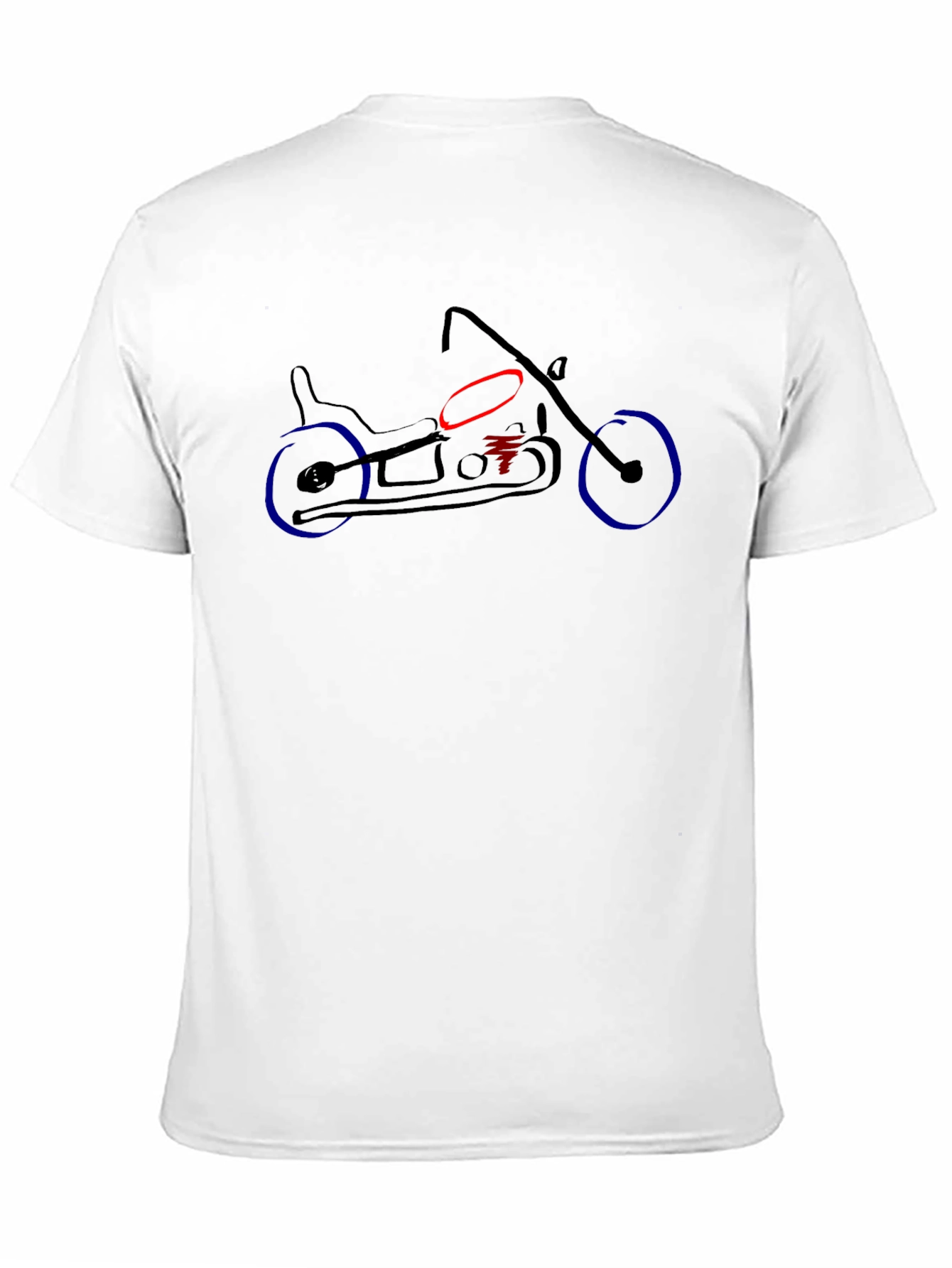 Motorcycle Graphic Tee - Black