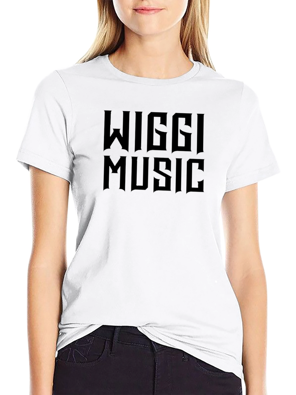 Wiggi Music Black Graphic Tee - Mens Fashion