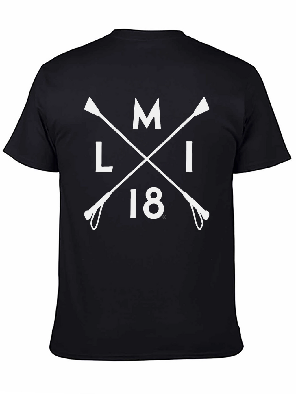 MLI 18 T-Shirt | Equestrian Crossed Crop Design