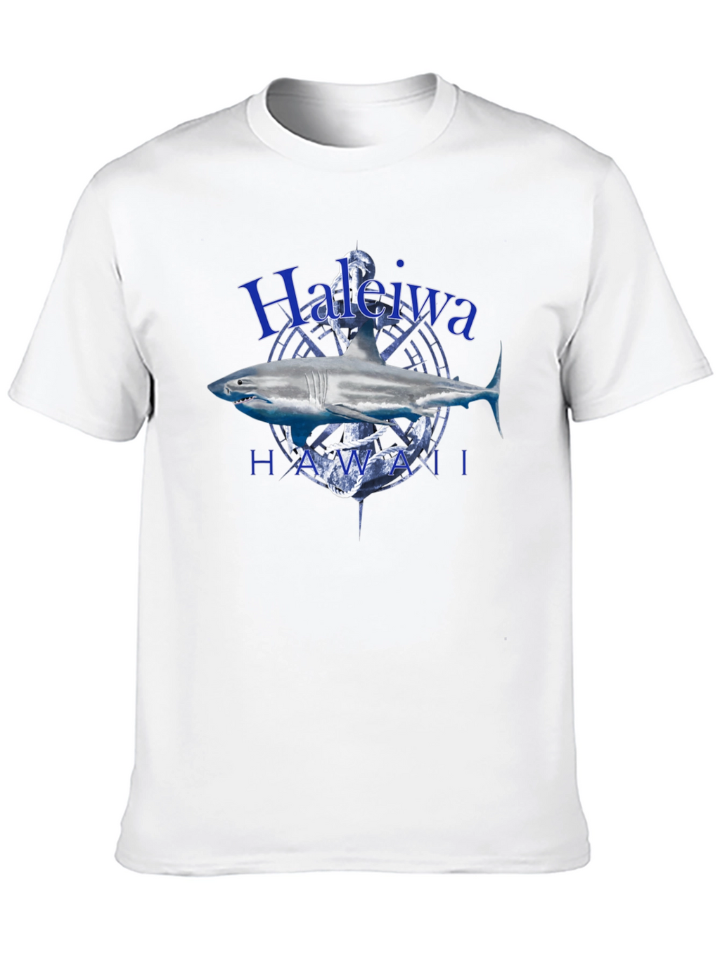 Haleiwa Hawaii Shark T-Shirt - Anchor Graphic