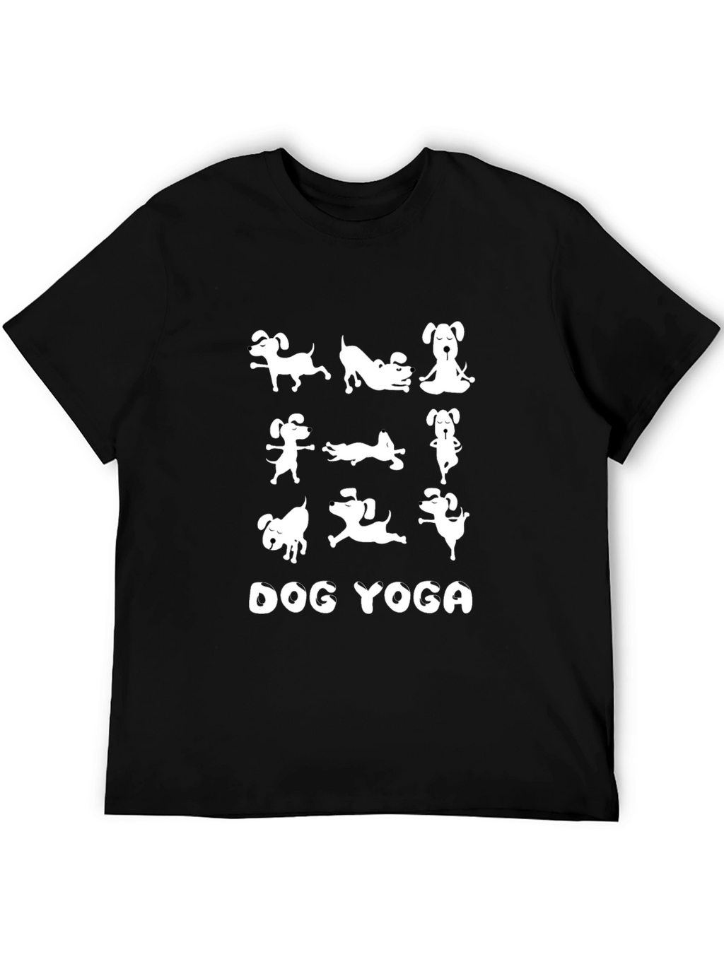 Dog Yoga Graphic Tee - Comfy Unisex T-Shirt
