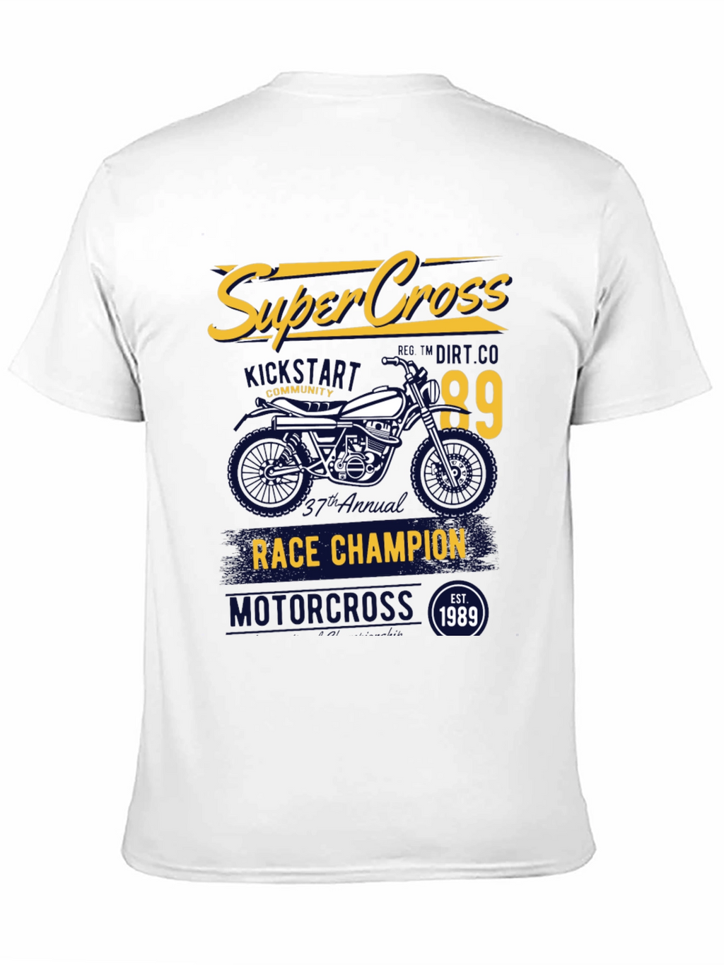 Supercross Race Champion Black T-Shirt