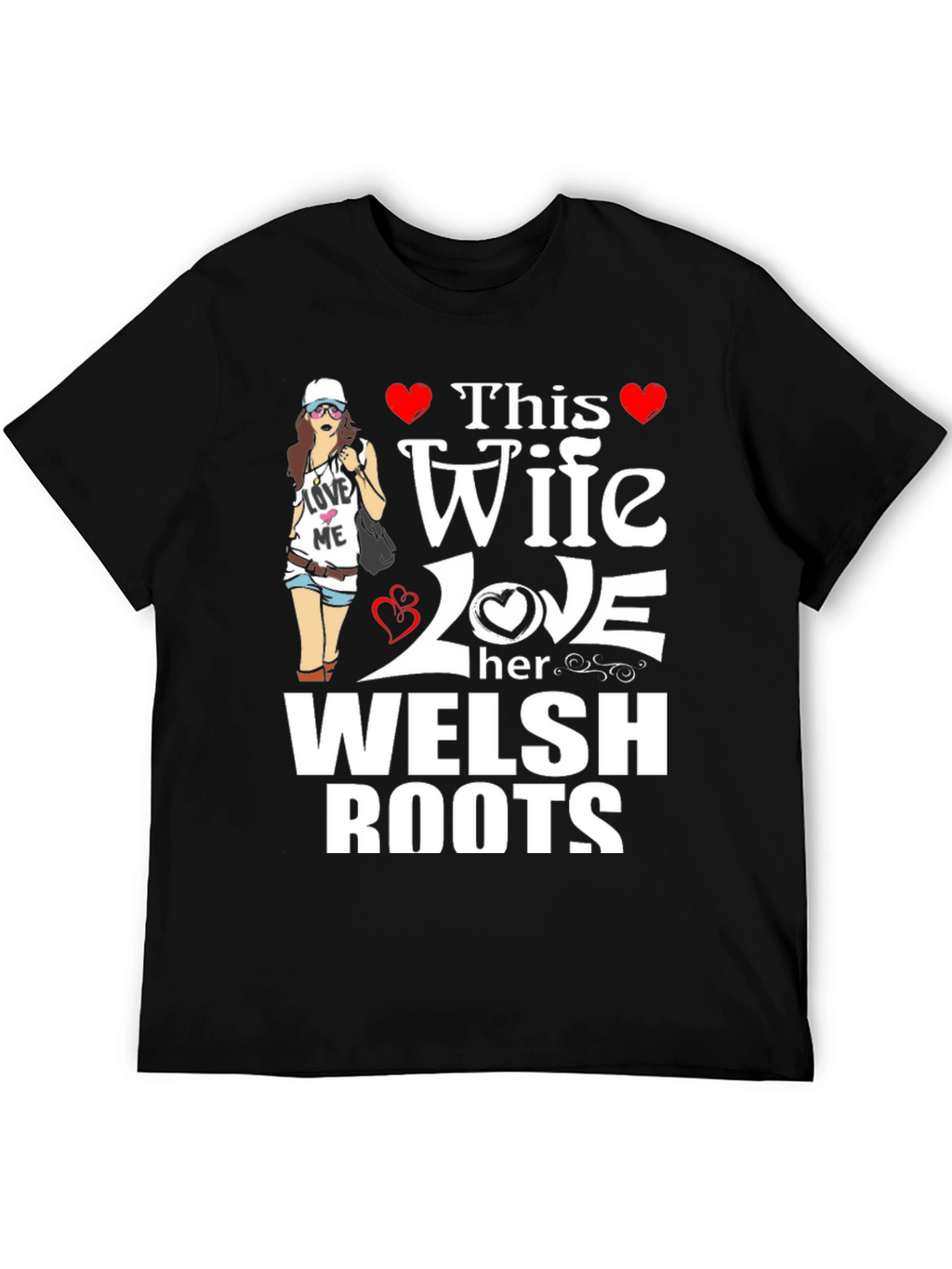 Welsh Roots Wife T-Shirt