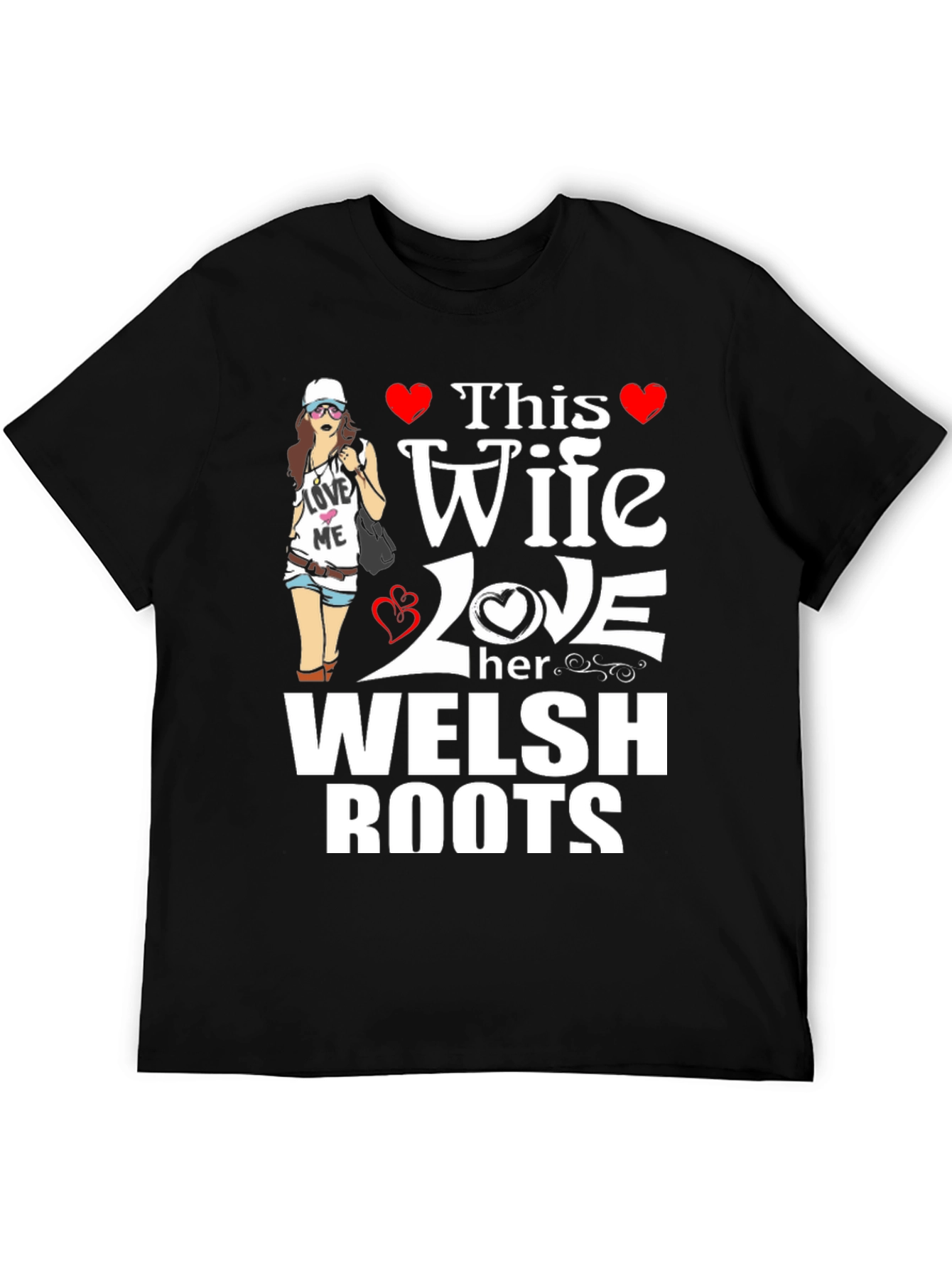 Welsh Roots Wife T-Shirt