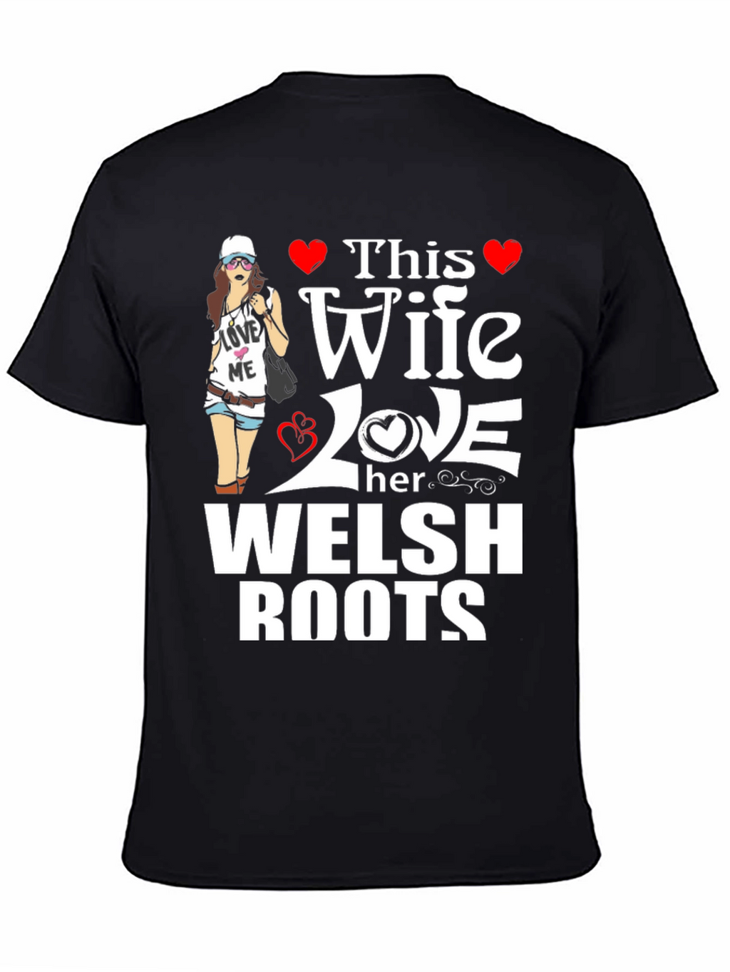 Welsh Roots Wife T-Shirt