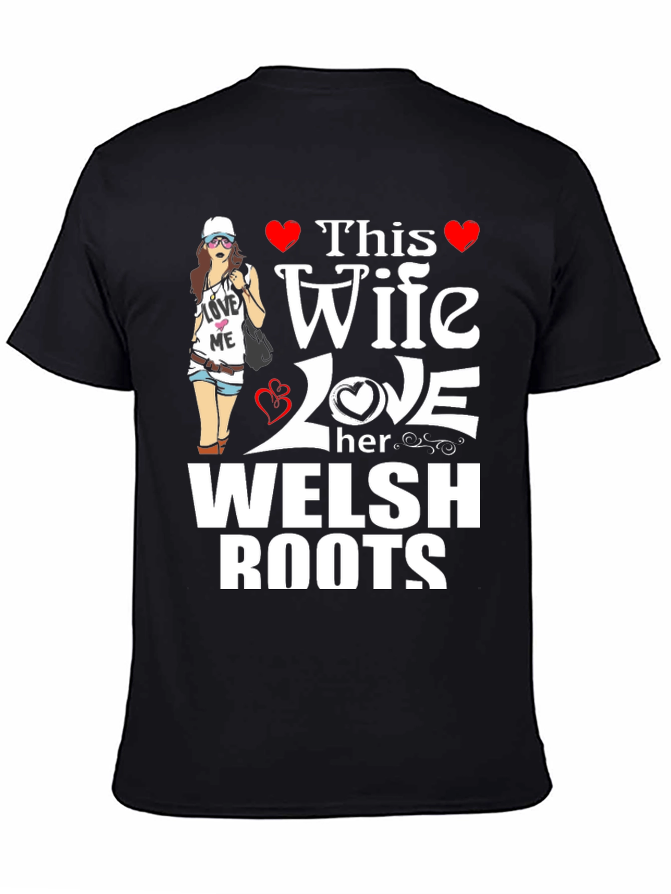 Welsh Roots Wife T-Shirt