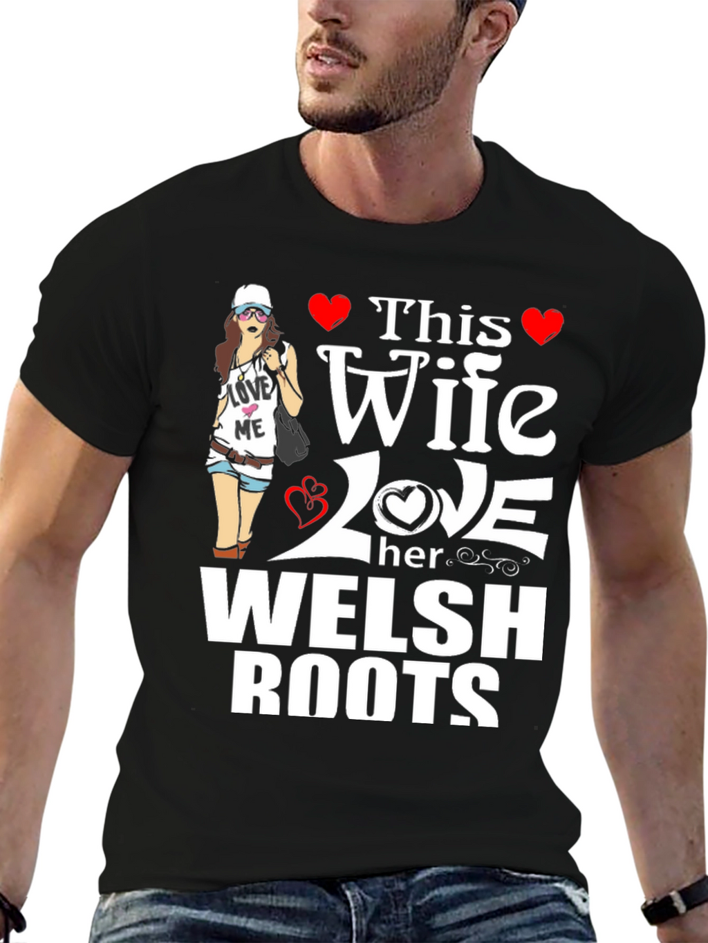 Welsh Roots Wife T-Shirt