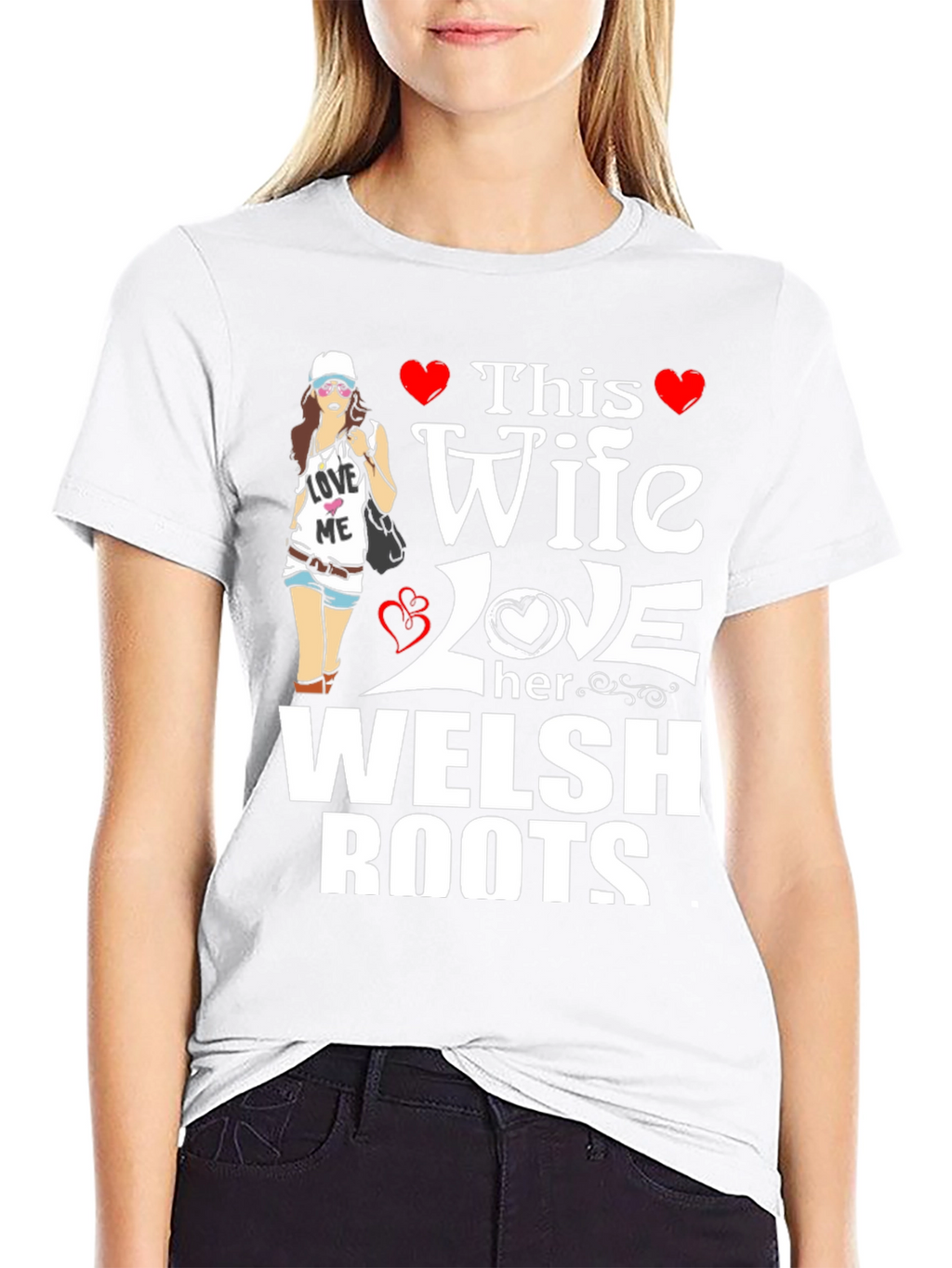 Welsh Roots Wife T-Shirt