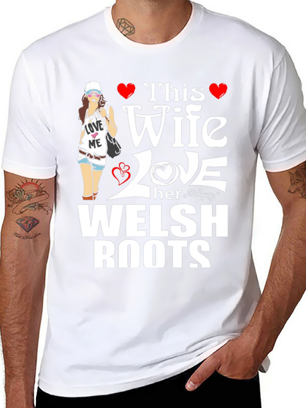 Welsh Roots Wife T-Shirt