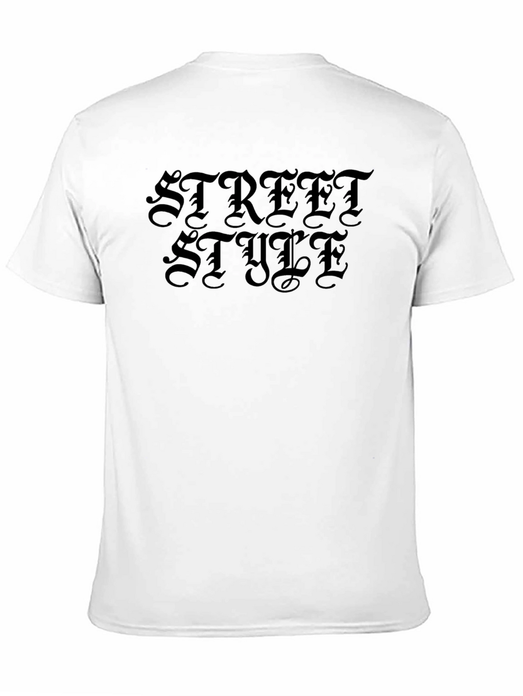 Street Style Black Graphic T-Shirt