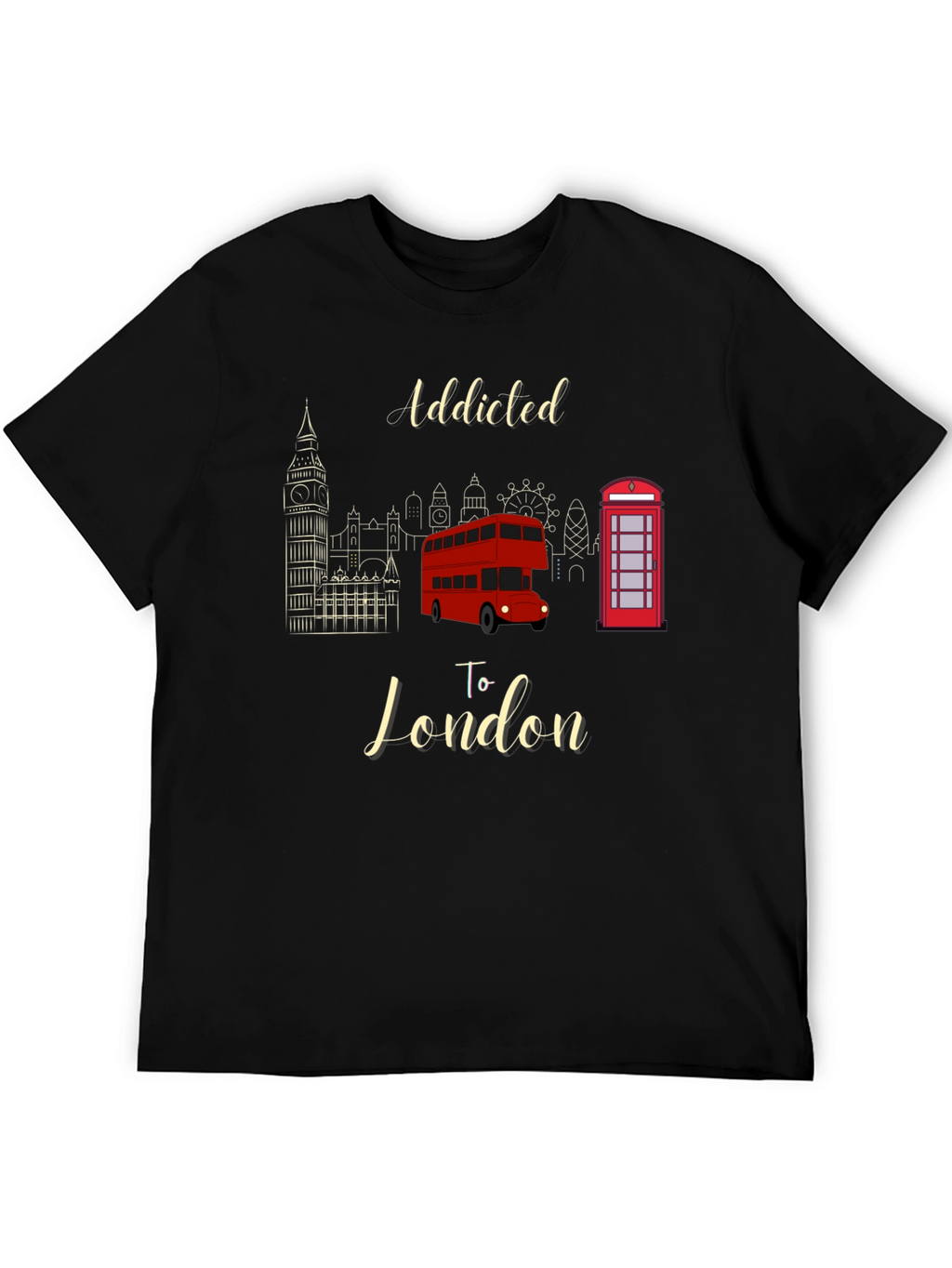 Addicted to London T-Shirt - Iconic Landmarks