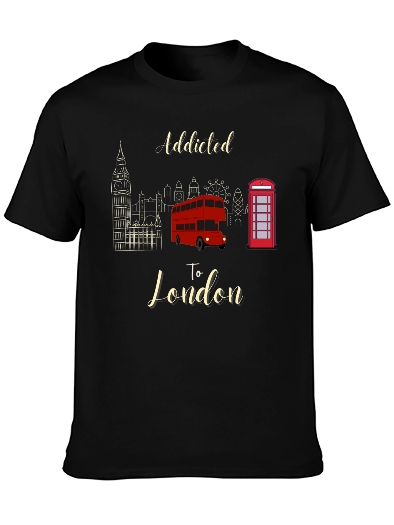 Addicted to London T-Shirt - Iconic Landmarks