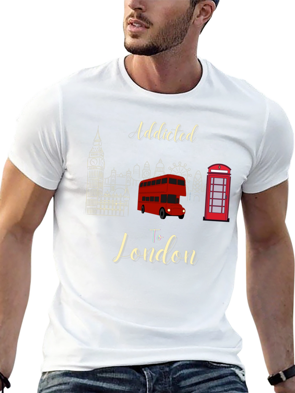Addicted to London T-Shirt - Iconic Landmarks