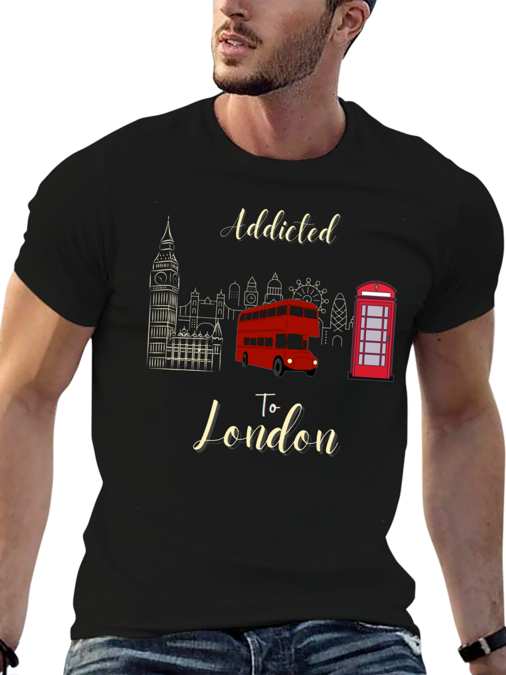 Addicted to London T-Shirt - Iconic Landmarks