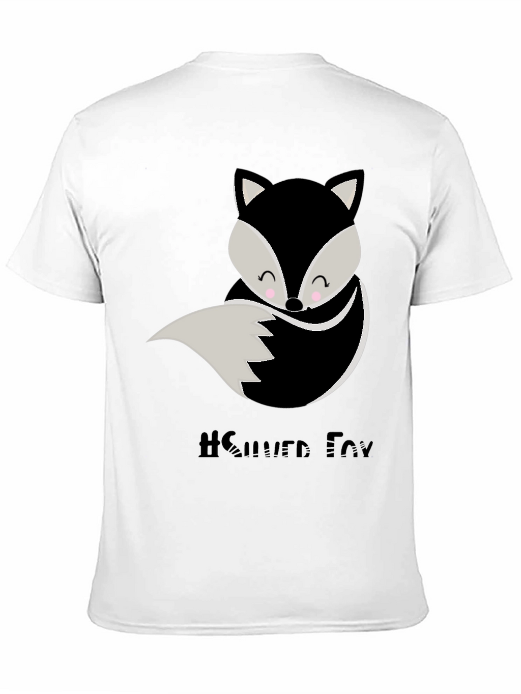 Cute Silver Fox Graphic Tee - Unisex