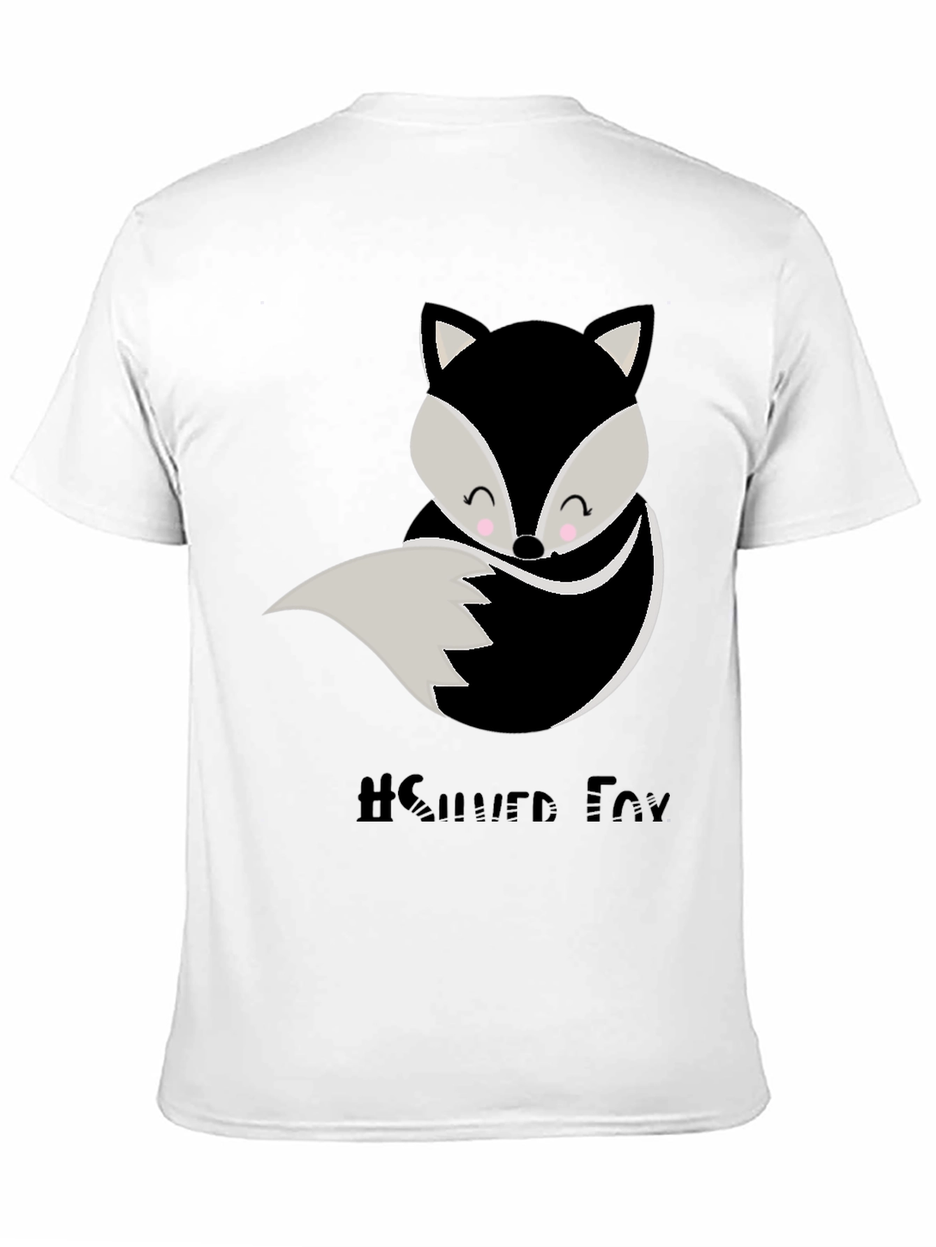 Cute Silver Fox Graphic Tee - Unisex