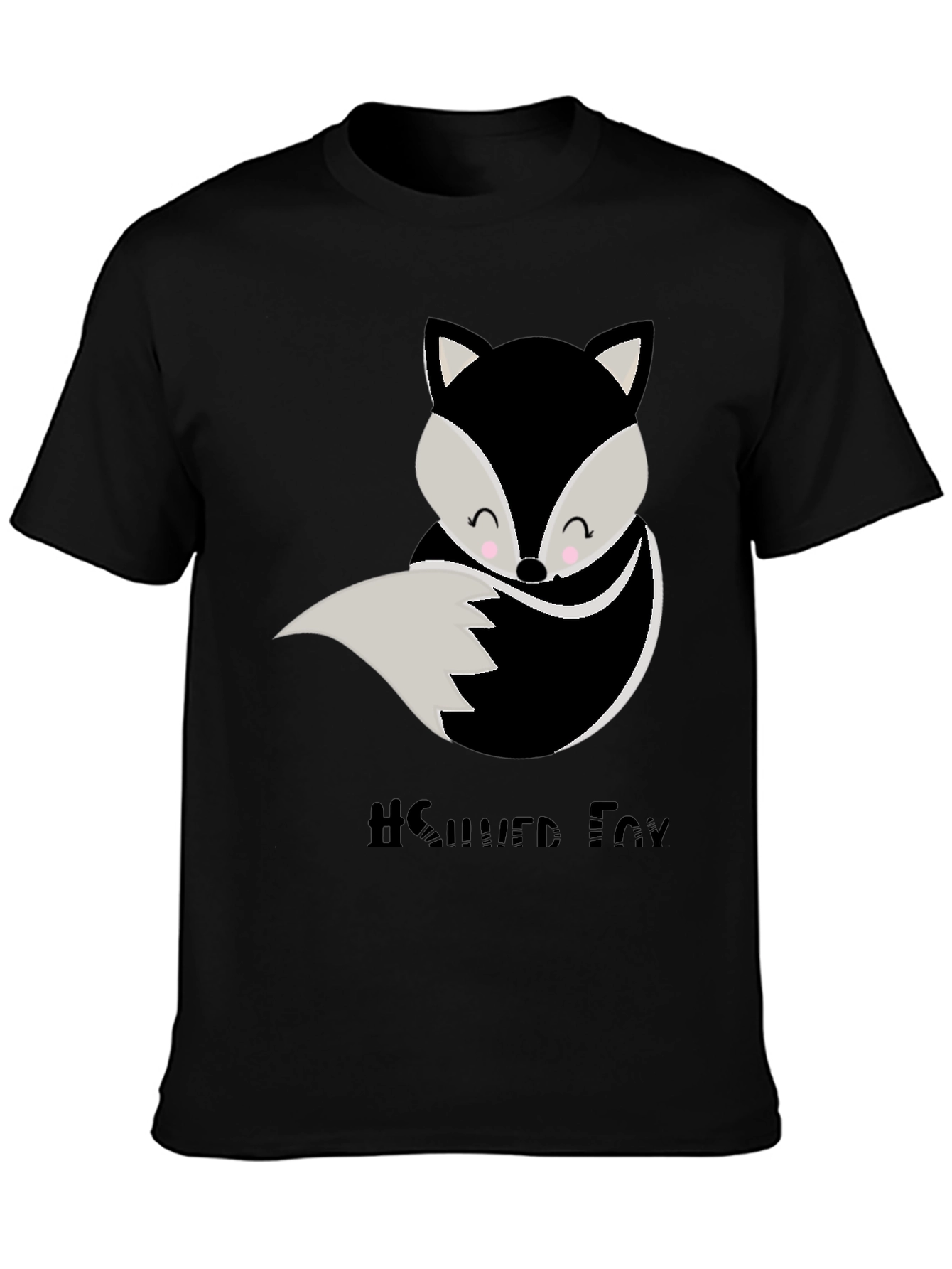 Cute Silver Fox Graphic Tee - Unisex
