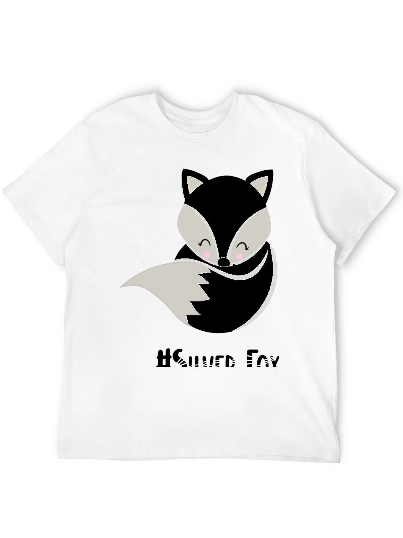 Cute Silver Fox Graphic Tee - Unisex