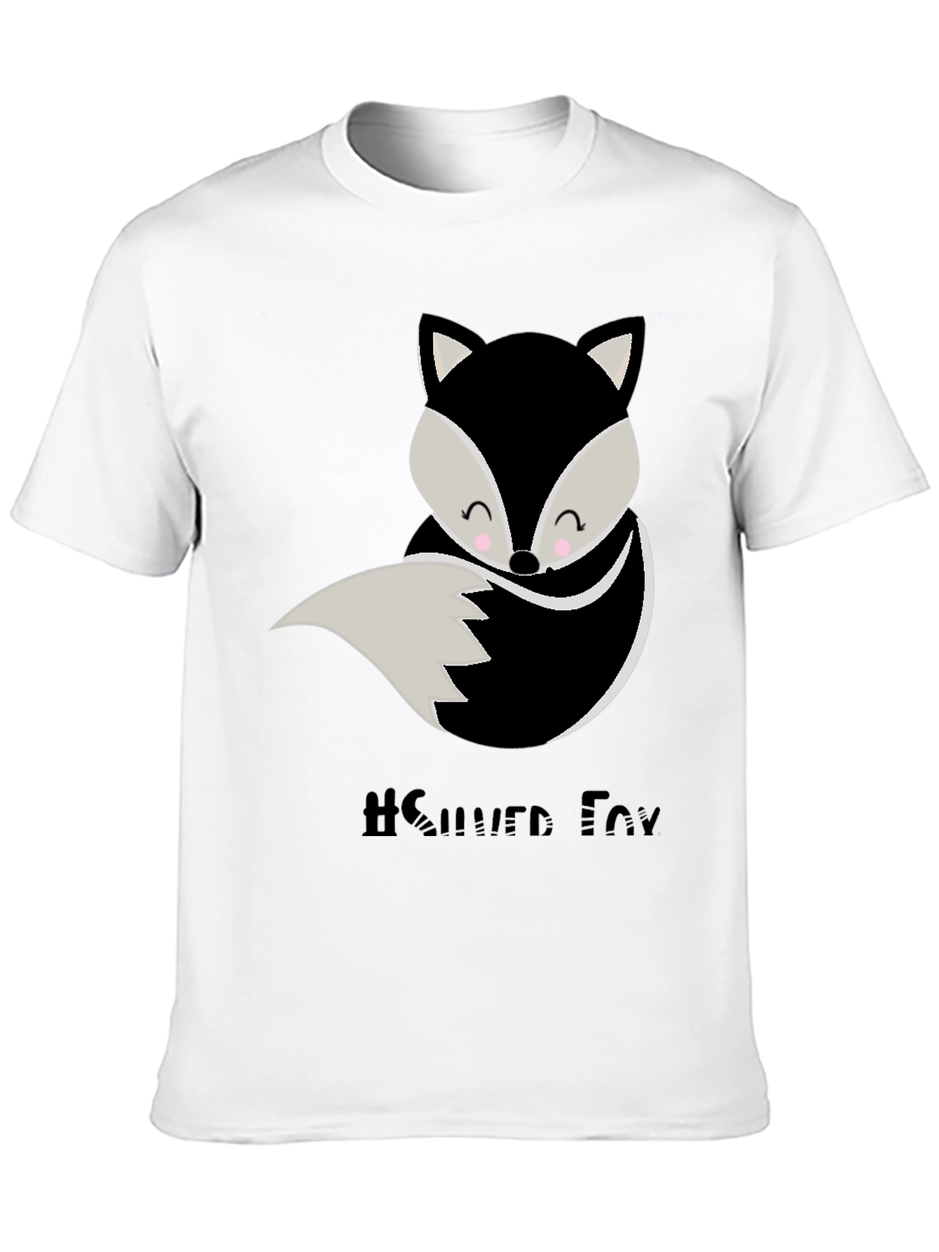 Cute Silver Fox Graphic Tee - Unisex