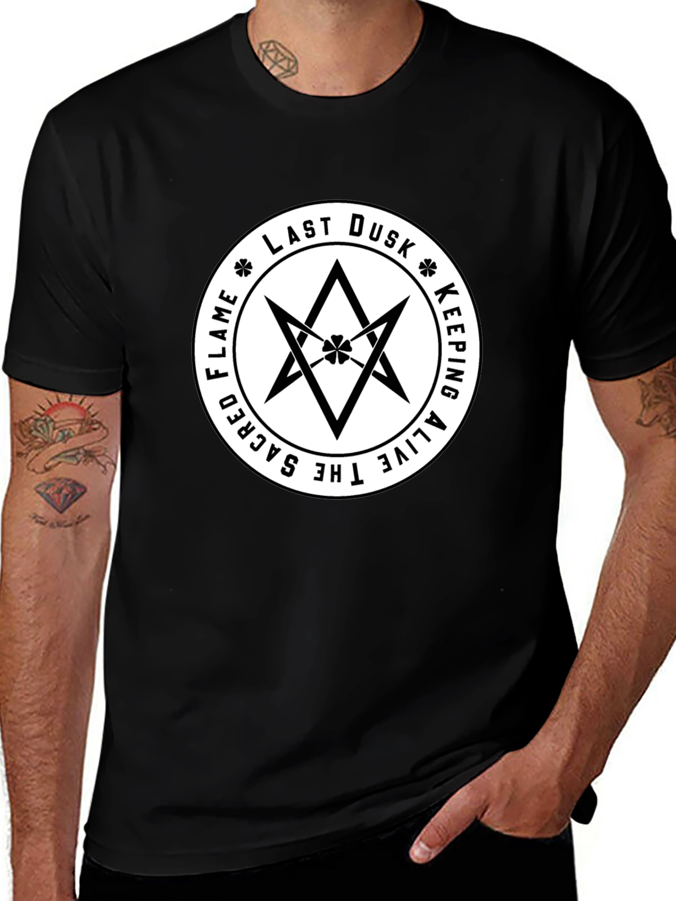 Last Dusk T-Shirt - Sacred Flame Design