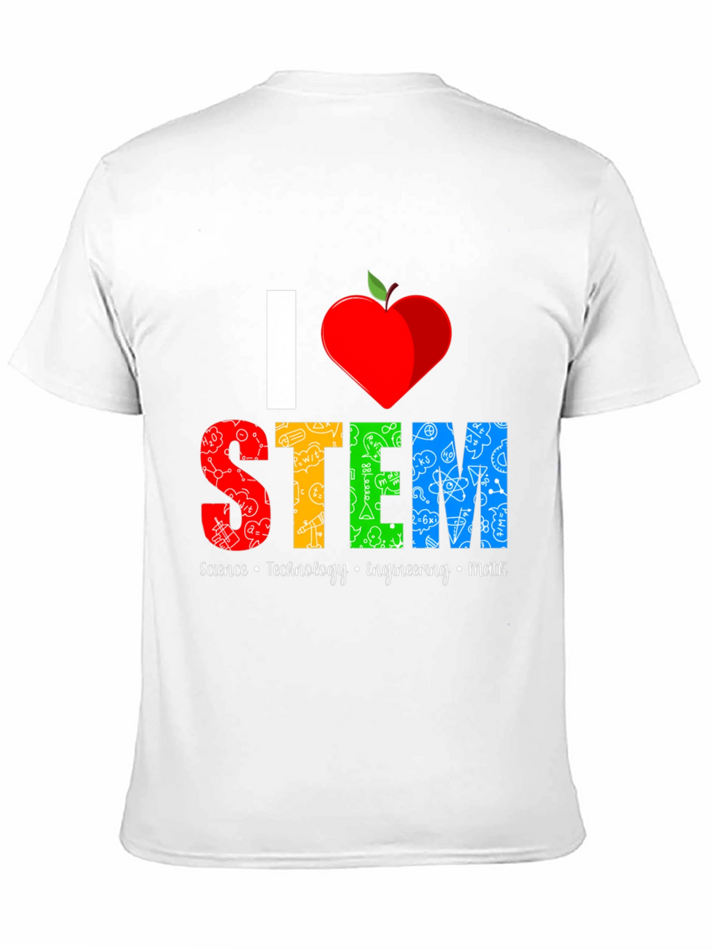 I Heart STEM Science Teacher Graphic T-Shirt