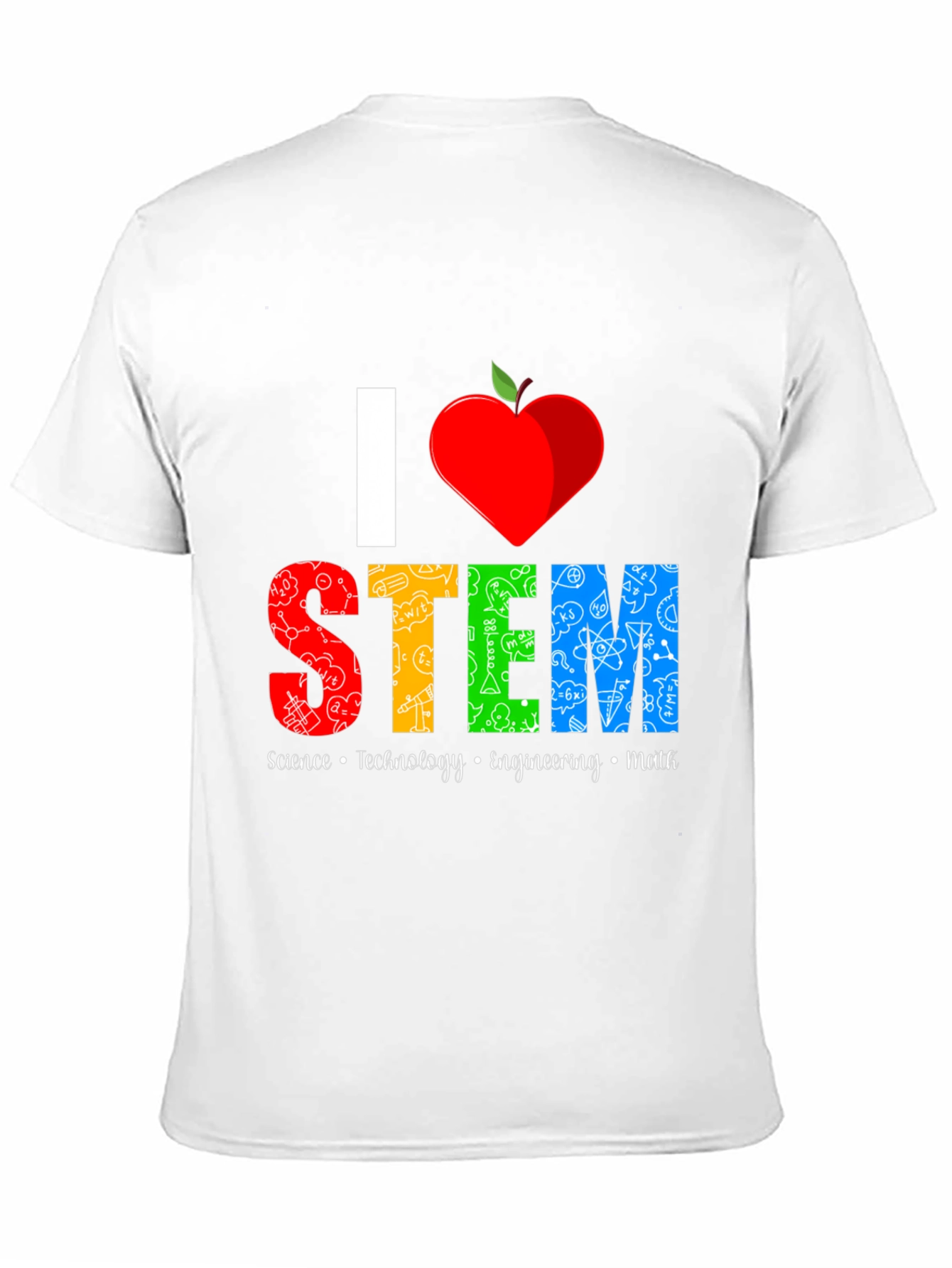 I Heart STEM Science Teacher Graphic T-Shirt