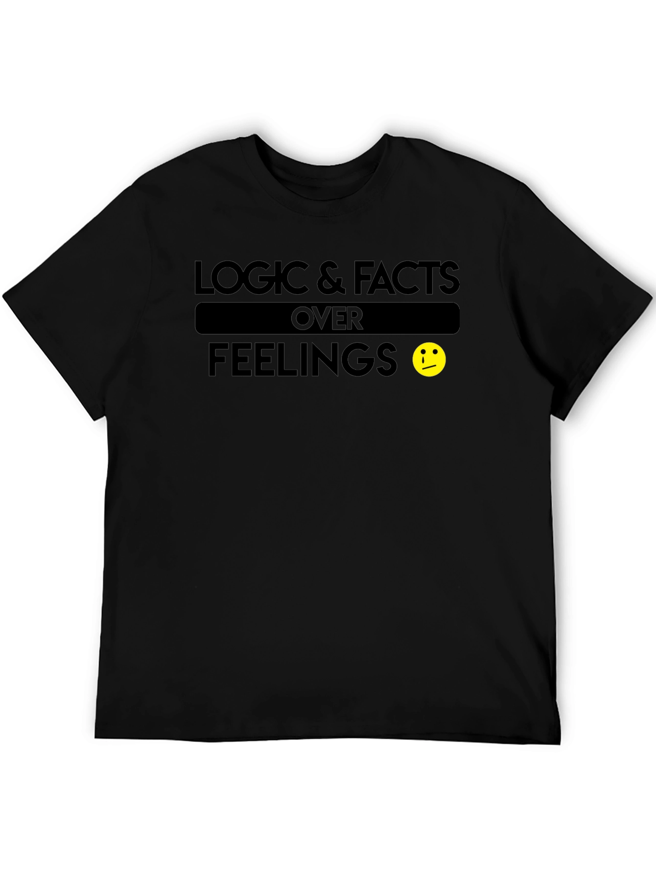 Logic & Facts Over Feelings Graphic T-Shirt