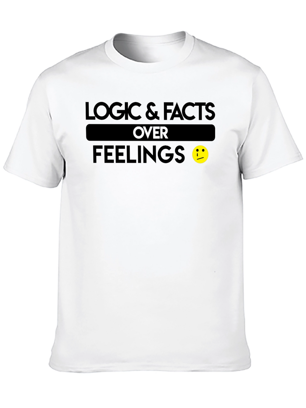 Logic & Facts Over Feelings Graphic T-Shirt