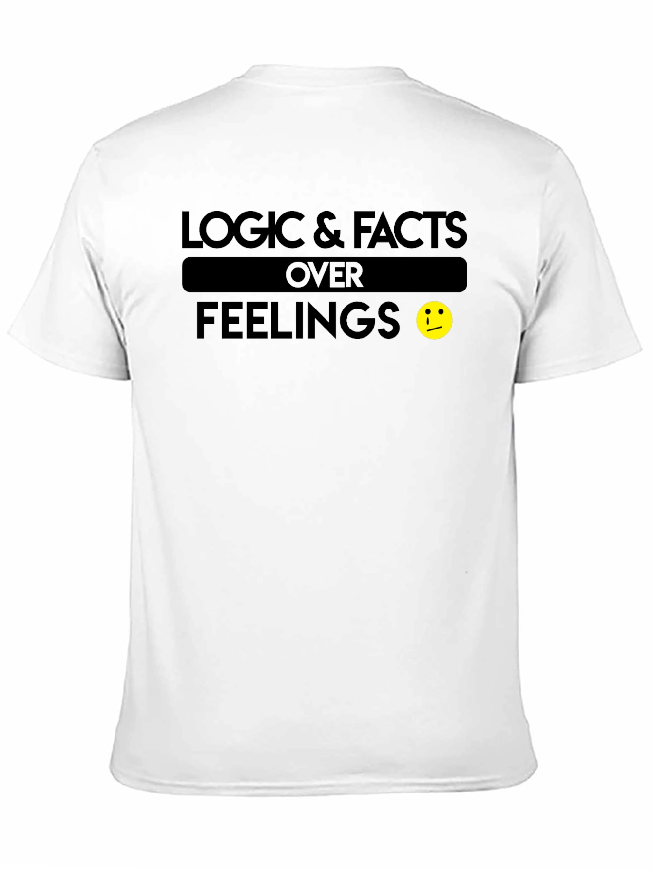 Logic & Facts Over Feelings Graphic T-Shirt