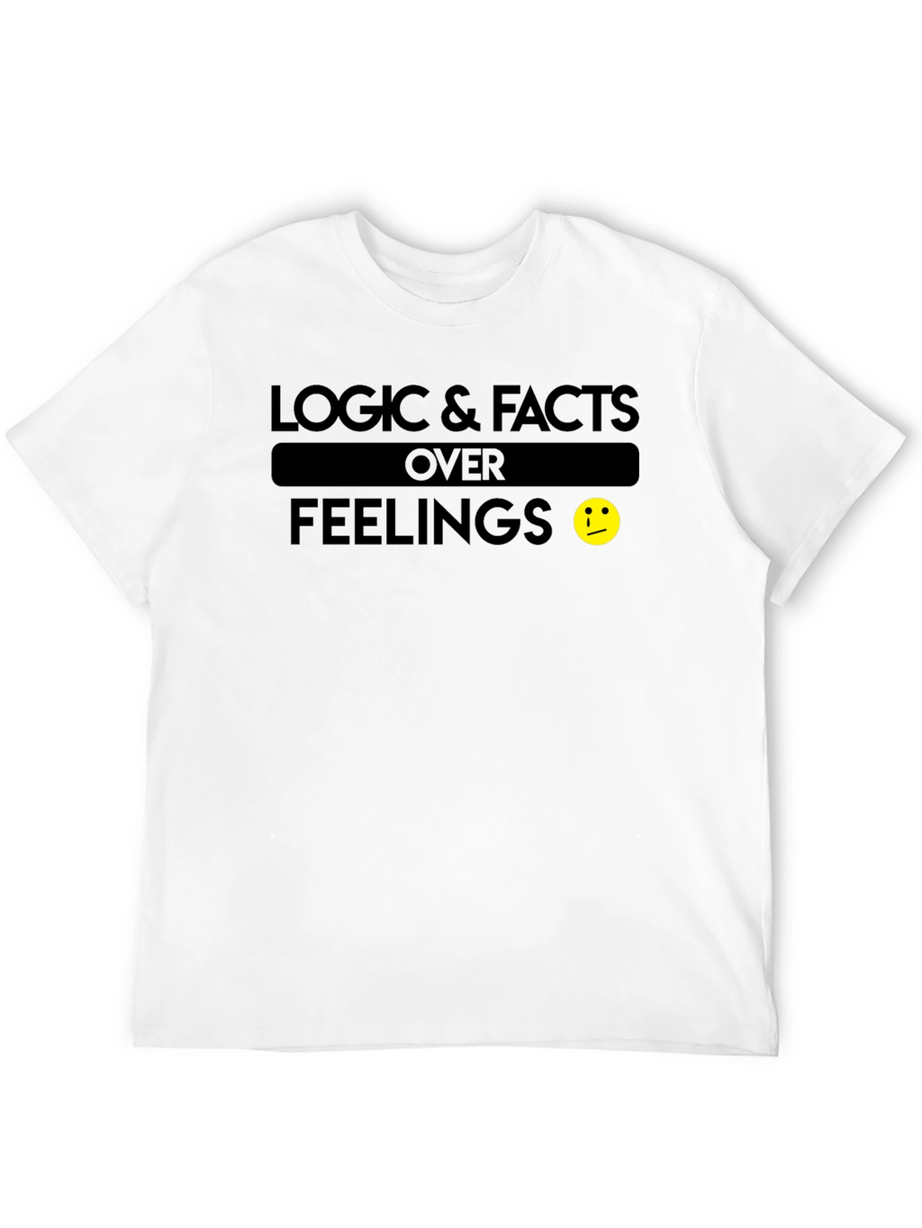 Logic & Facts Over Feelings Graphic T-Shirt