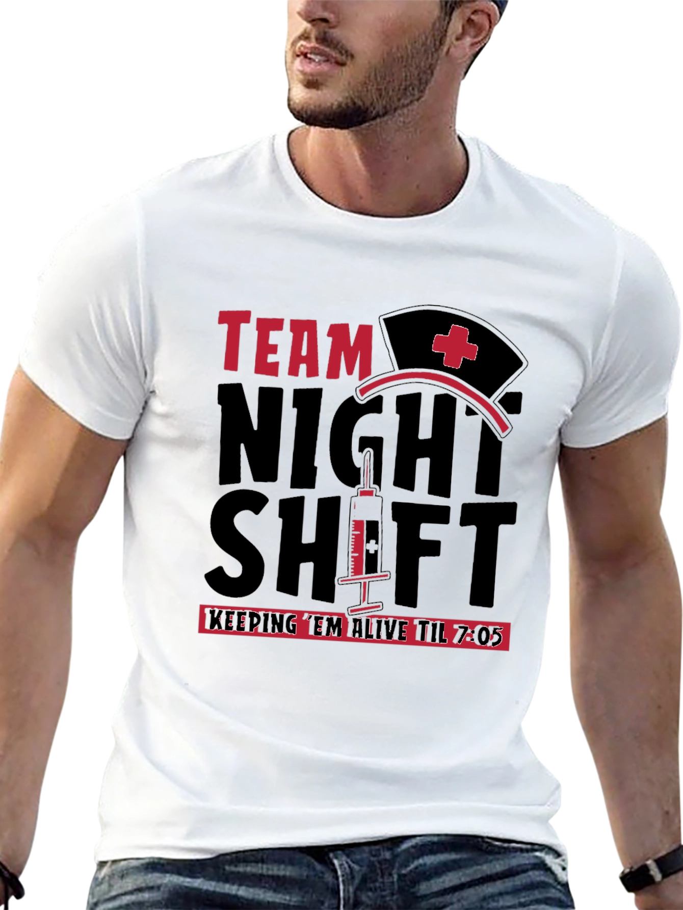 Team Night Shift Nurse T-Shirt
