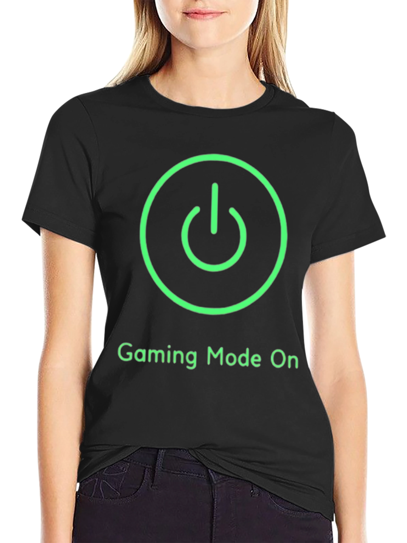 Gaming Mode On Black T-Shirt - Gamer Apparel
