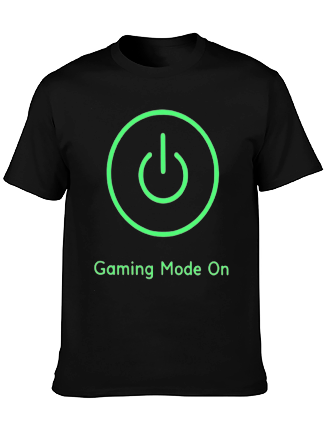 Gaming Mode On Black T-Shirt - Gamer Apparel