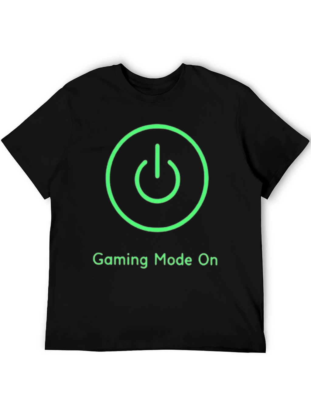 Gaming Mode On Black T-Shirt - Gamer Apparel