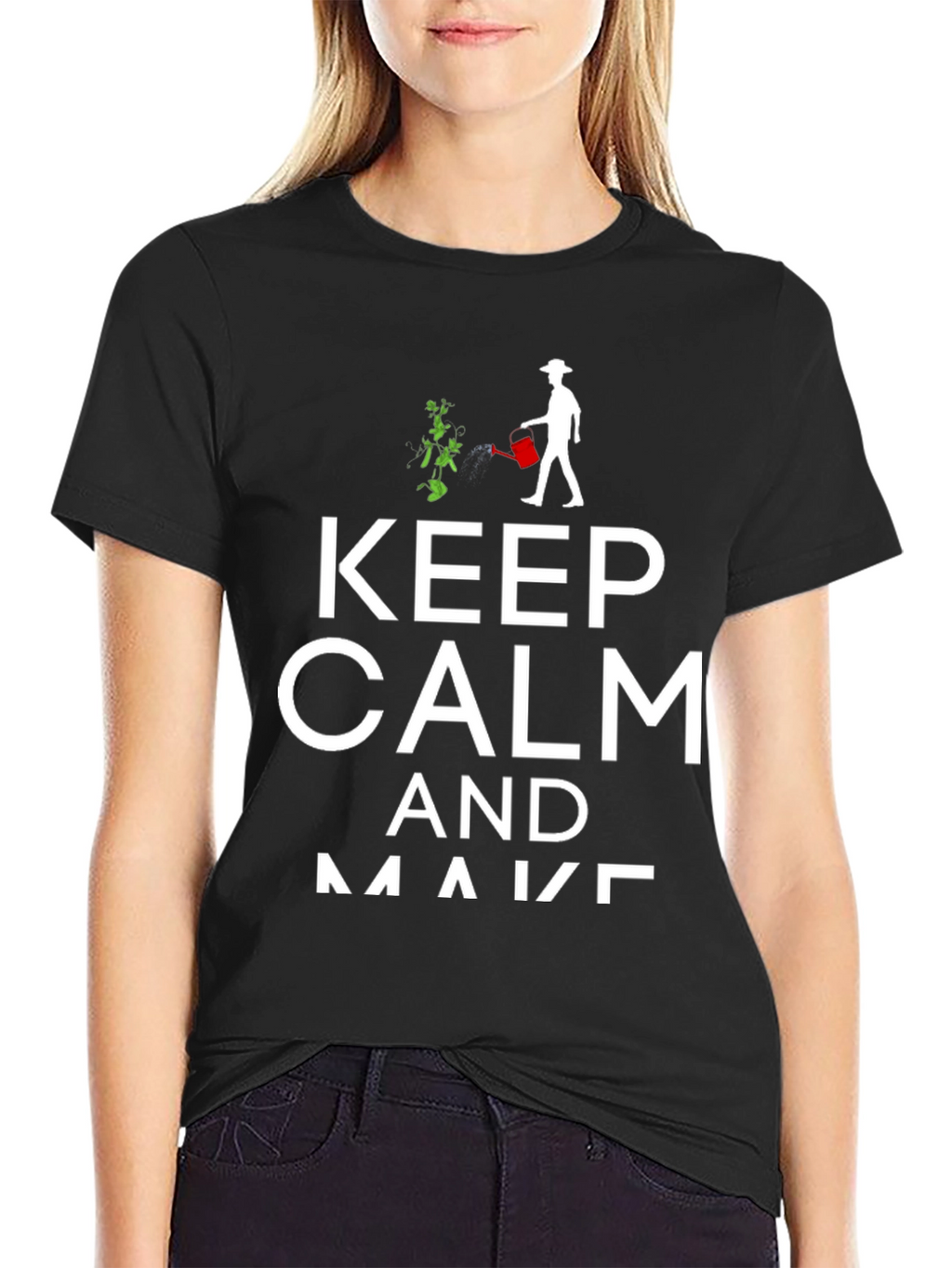 Keep Calm & Make T-Shirt | Gardener Gift