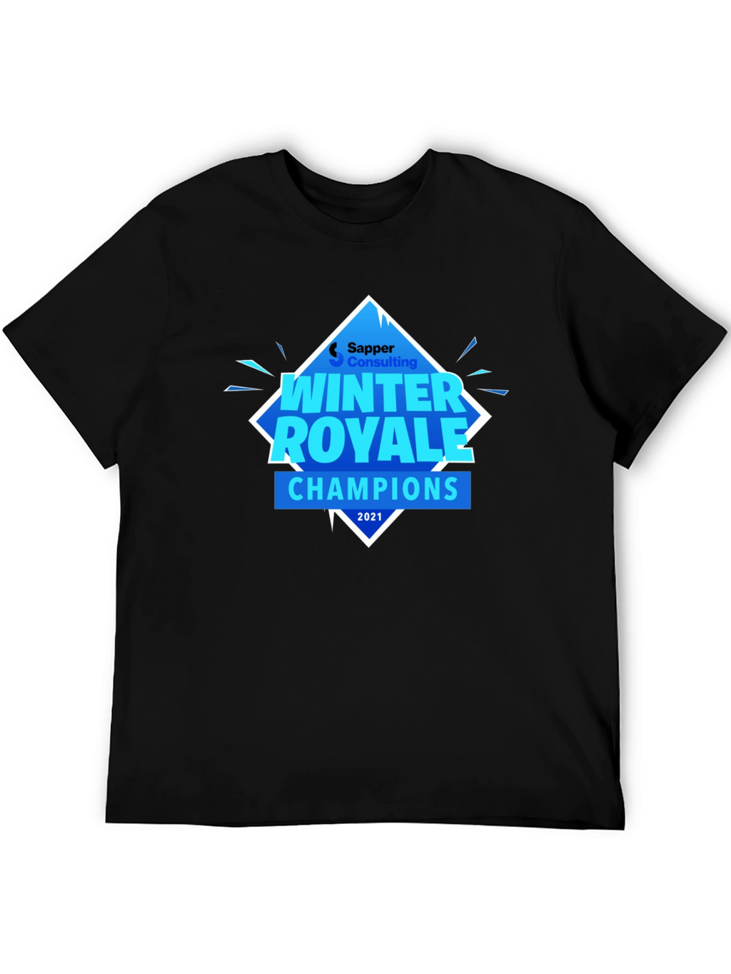 Winter Royale Champions Black Graphic T-Shirt